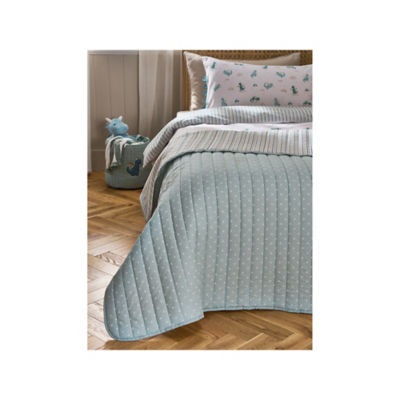 Stacey Solomon green reversible star quilted blanket 150x120 cm - British product