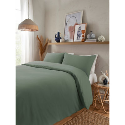 George Home waffle texture duvet set double, UK version