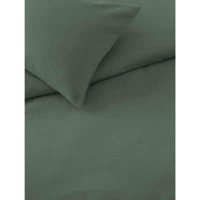 George Home waffle texture duvet set single (British brand)
