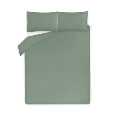 George Home king duvet set with waffle texture, UK version