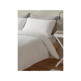 George Home white seersucker duvet set king (British brand)