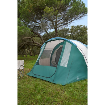 Xplor 4-person tunnel tent teal, imported from the UK