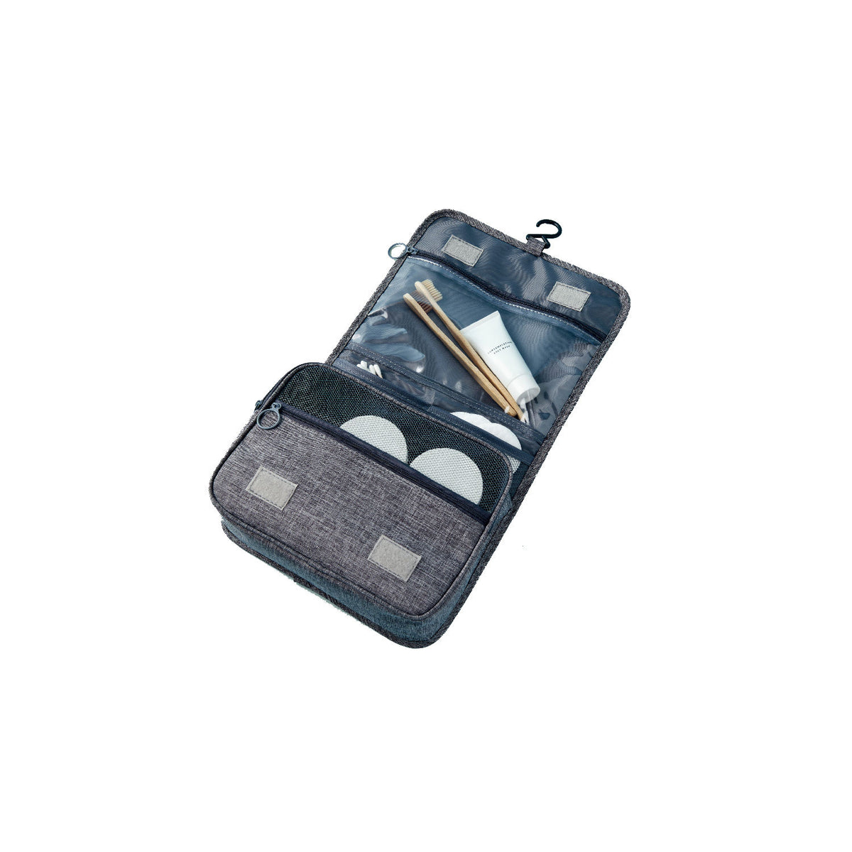 XPLOR washbag with hook folding toiletries bag, imported from the UK