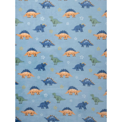 George Home dinosaur fleece blanket 80x80cm (British brand)