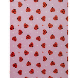 George Home pink love bug fleece blanket 120x150cm, imported from the UK