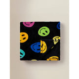 Fleece blanket Checkerboard Smiley 120x150cm - British product