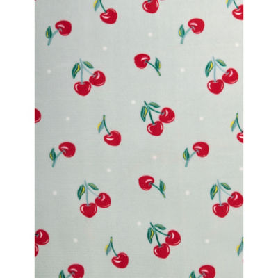 George Home fleece blanket green cherry 120x150cm (British brand)