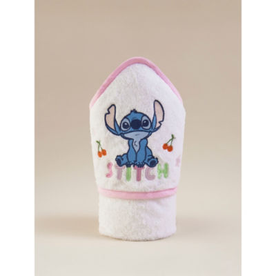 Disney Stitch hooded towel pink and white 75x75cm - British product