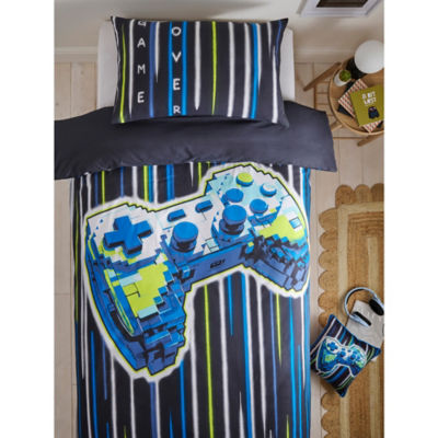 George Home duvet set polycotton reversible multi-coloured, imported from the UK