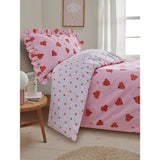 George Home pink love bug reversible duvet set (British brand)