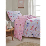 George Home unicorn reversible duvet set, UK version