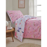 George Home unicorn reversible duvet set, UK version