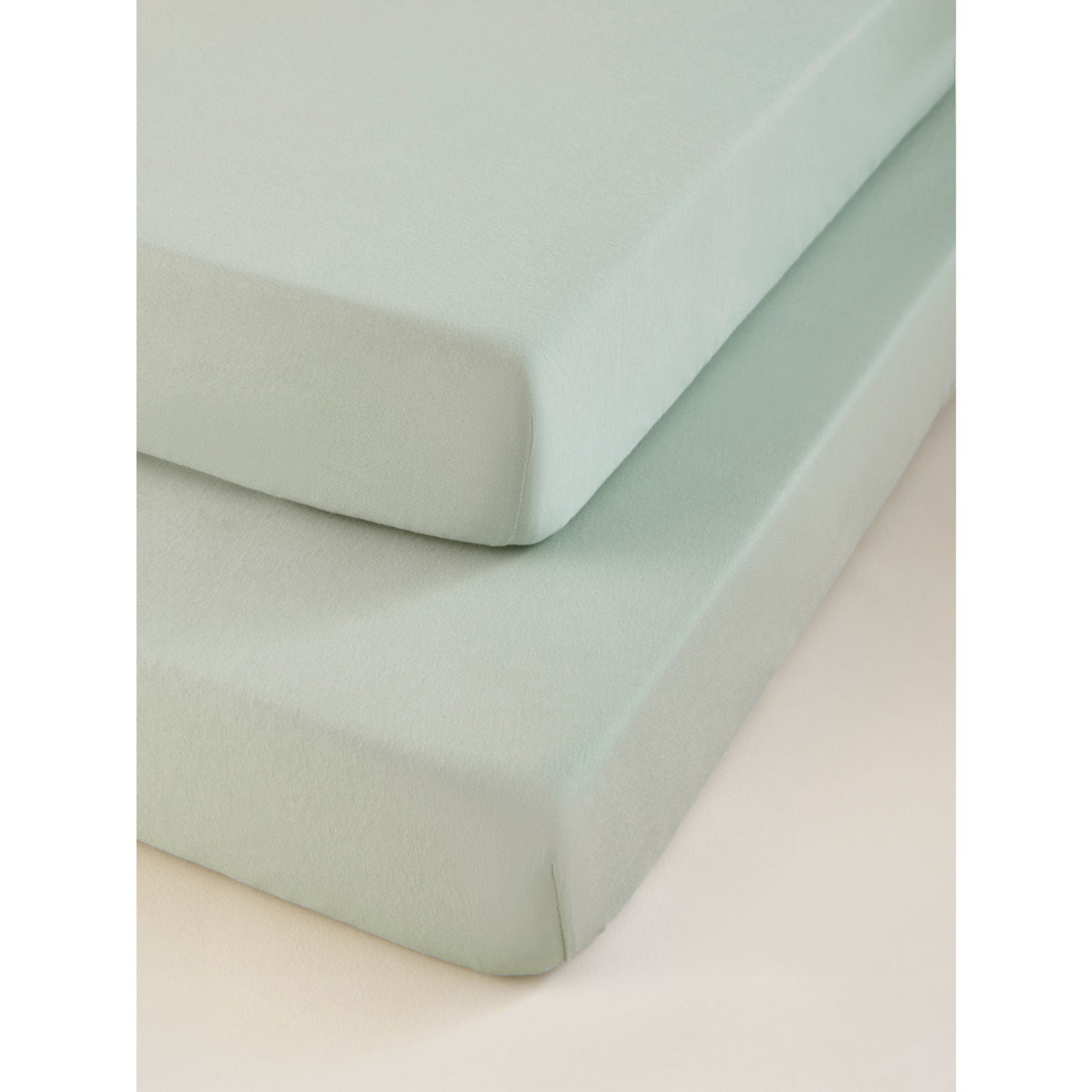 George Home mint fitted sheets set of 2, UK version