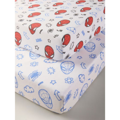 George Home Spider-Man cot bed sheets set of 2, imported from the UK