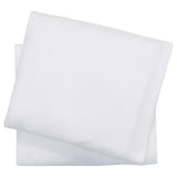 George Home white cot bed fitted sheets set of 2 70x140cm, UK version