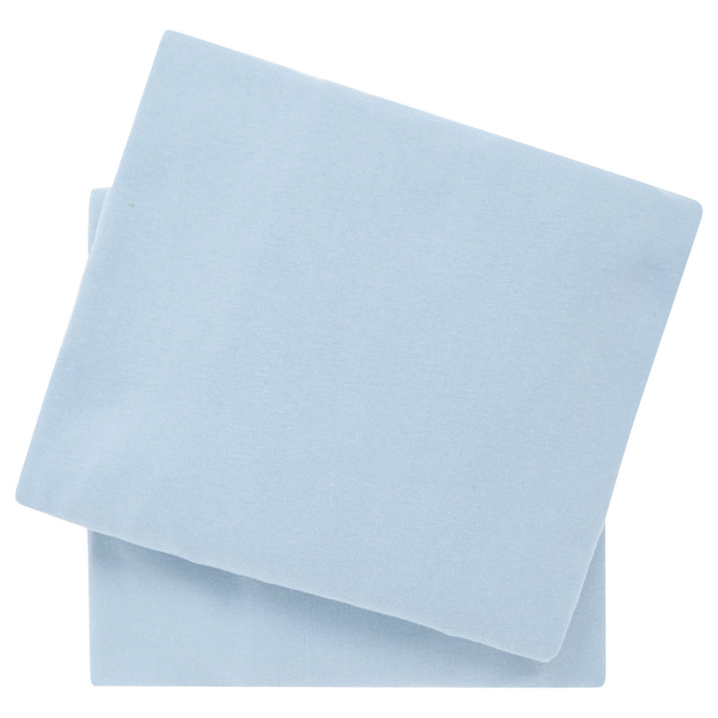George Home blue jersey cot fitted sheets - British product