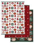 George Home pumpkin toadstool tea towel 45x65cm (British brand)