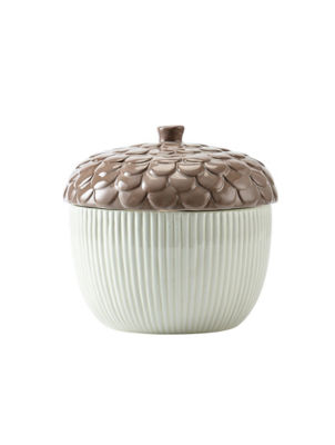 George Home ceramic acorn-shaped serving bowl 23 cm, imported from the UK