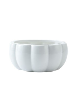 ASDA George Home White Shaped Pumpkin Ceramic Bowl- Buy online at McGrocer