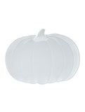 George Home pumpkin-shaped white ceramic plate - British product