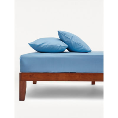 Plain pillowcase pair polycotton 48x74cm, imported from the UK