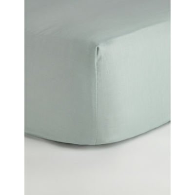 George Home light green fitted sheet double - British product