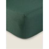 George Home forest green fitted sheet double - British product