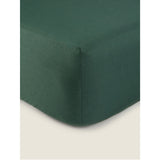 George Home forest green fitted sheet double - British product