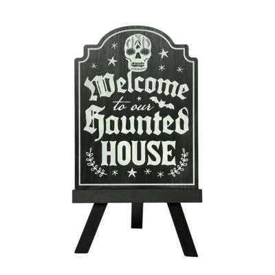 Halloween tombstone sign MDF decor (British brand)