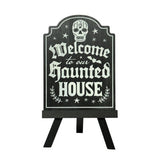 Halloween tombstone sign MDF decor (British brand)
