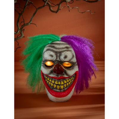 Halloween Light & Sound Clown Mask - British product