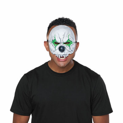 Clown Halloween half mask 17.7x17.7 cm (British brand)
