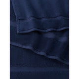 George Home Navy super-soft cotton towel and bath mat - British product