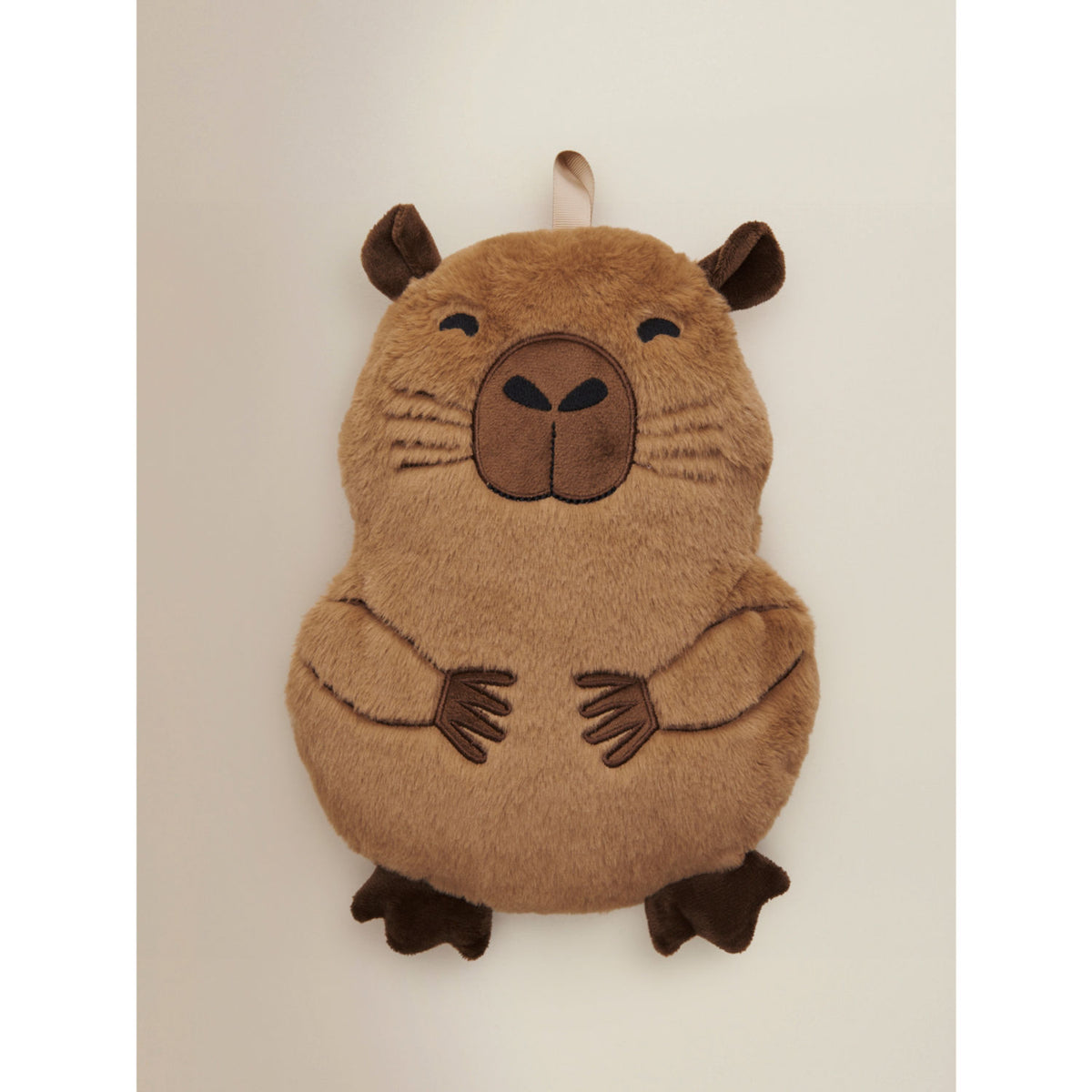 Brown capybara hot water bottle 1L, imported from the UK