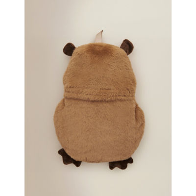 Brown capybara hot water bottle 1L, imported from the UK
