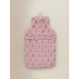 Pink faux fur hot water bottle (British brand)