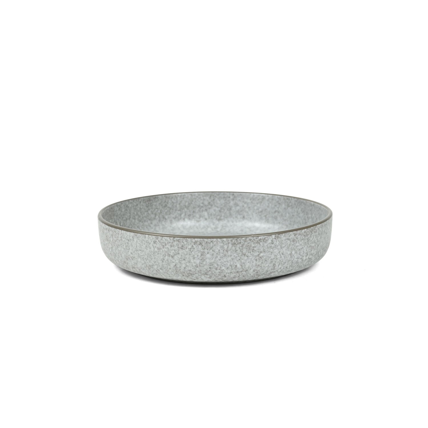 Grey concrete pasta bowl 22cm stoneware (British brand)