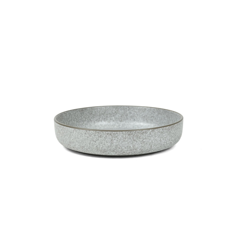 Grey concrete pasta bowl 22cm stoneware (British brand)