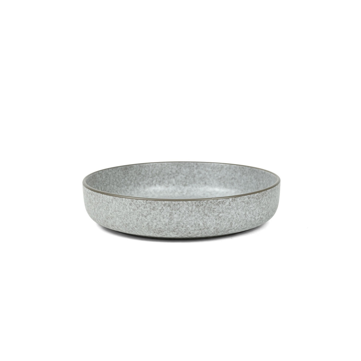 Grey concrete pasta bowl 22cm stoneware (British brand)