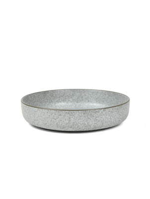 Grey concrete pasta bowl 22cm stoneware (British brand)