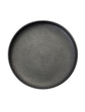 Black textured side plate stoneware, UK version