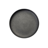Black textured side plate stoneware, UK version