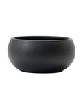 Black textured stoneware cereal bowl, UK version