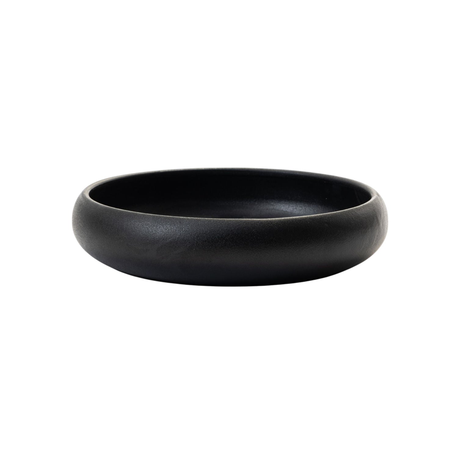 George Home black stoneware pasta bowl 22.5cm, UK version