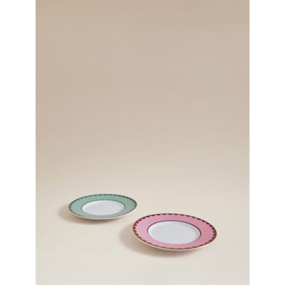 Pink cup saucer set porcelain 2 pack, imported from the UK