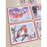 Christmas placemat and coaster set pack of 8 (British brand)