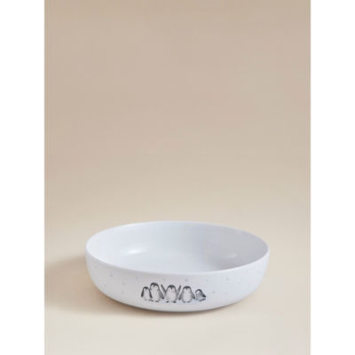 Penguin white porcelain pasta bowl 20.5cm, UK version