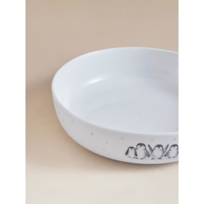 Penguin white porcelain pasta bowl 20.5cm, UK version