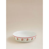 White Santa Pasta Bowl porcelain 22cm, UK version