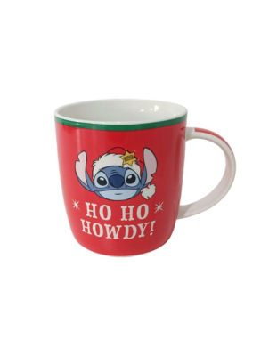 Disney Stitch red Christmas mug stoneware, imported from the UK